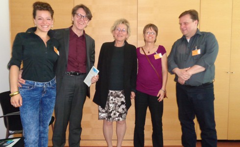 Eva und das Gründungskomitee von Citizens Climate Lobby Deutschland (Foto: Privat)