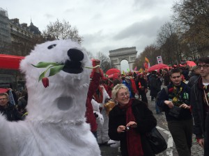 Eva, Eisbären und rote Linien in Paris (Foto: Privat)