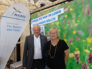 NABU-Vorsitzender Olaf Tschimpke und Eva kennen sich seit Jahren (Foto: Privat)