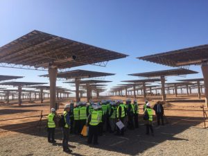 Besuch des Solarkraftwerkes in Ouarzazate. Foto: Privat
