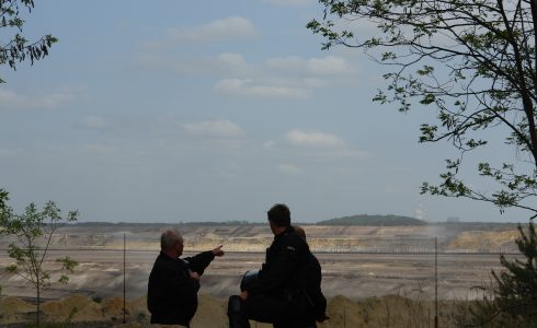 Am Rande des Tagebaus Welzow Süd (Foto: privat)