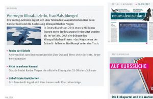 Alle zwei Wochen schreibt Eva im Neuen Deutschland. (Foto: Screenshot/ND)