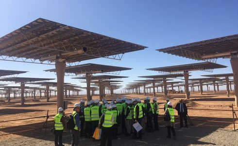 Besuch des Solarkraftwerkes in Ouarzazate. Foto: Privat